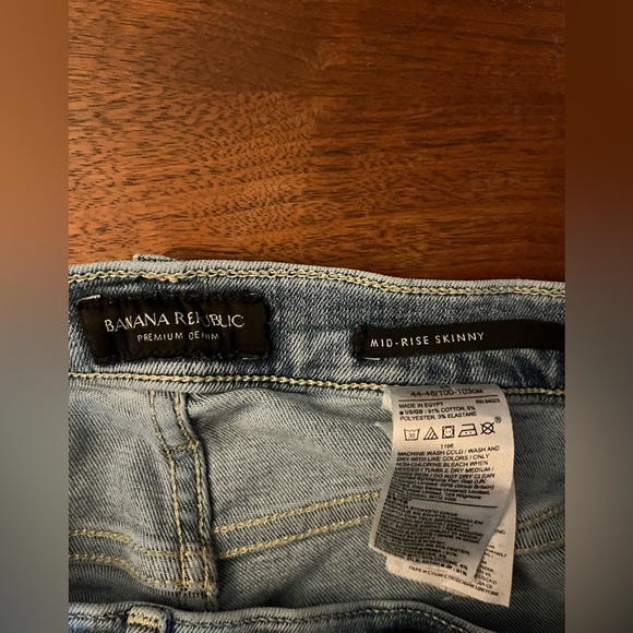 BANANA REPUBLIC Mid-rise skinny jeans Size 26 - Picture 3 of 6